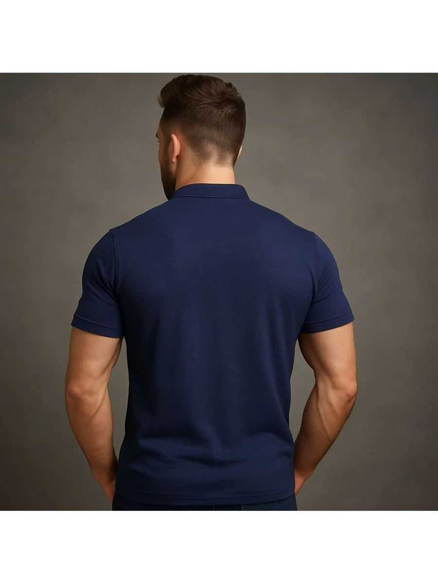 Camiseta Gola Padre Masculina Slim GrifeX™
