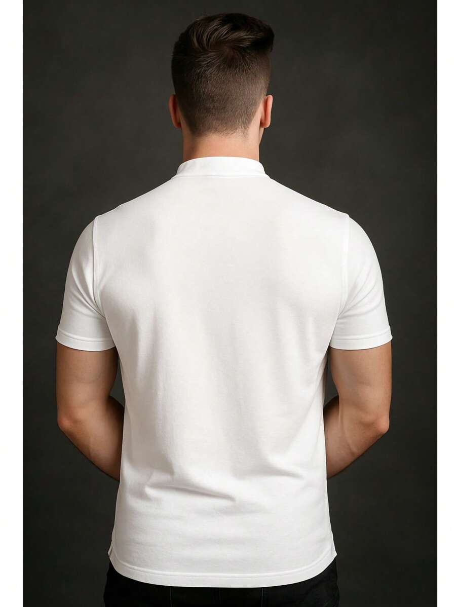 Camiseta Gola Padre Masculina Slim GrifeX™