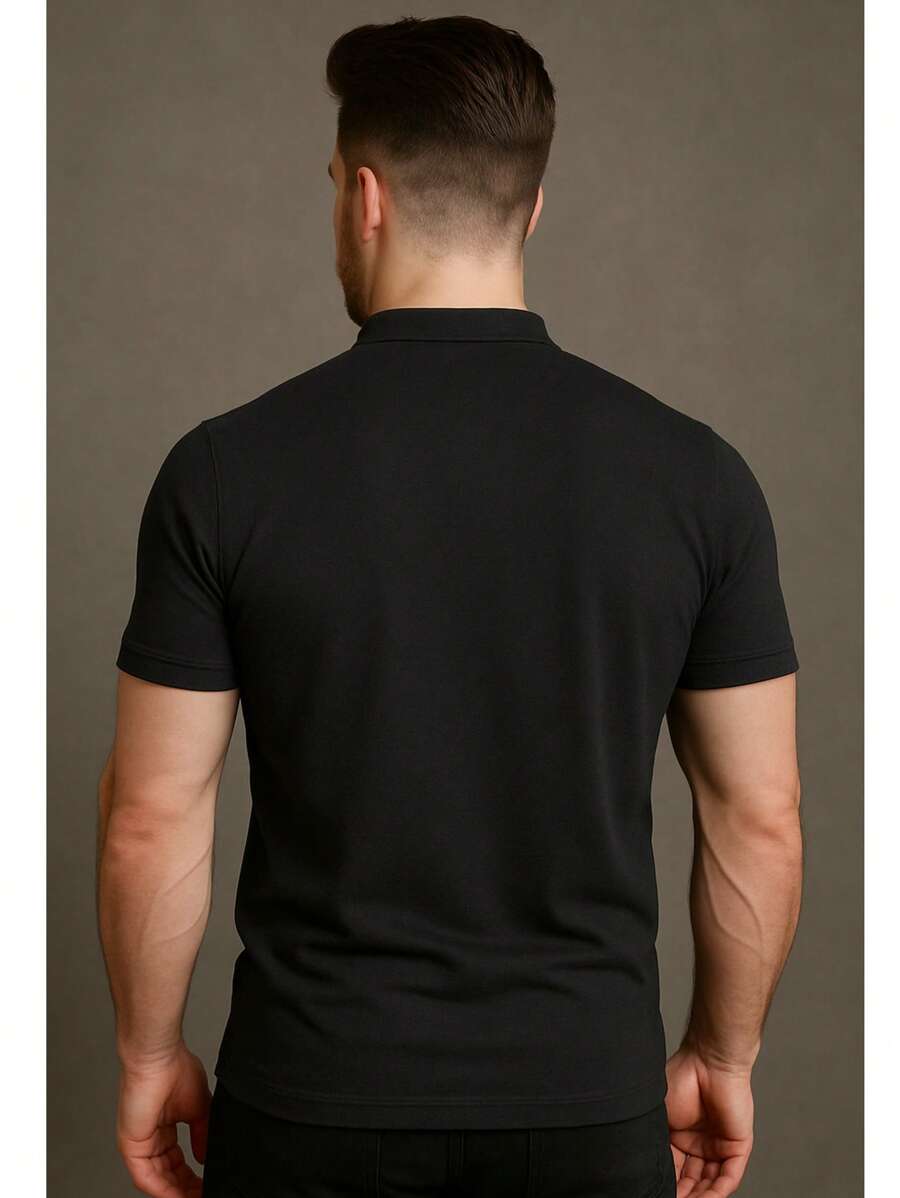 Camiseta Gola Padre Masculina Slim GrifeX™