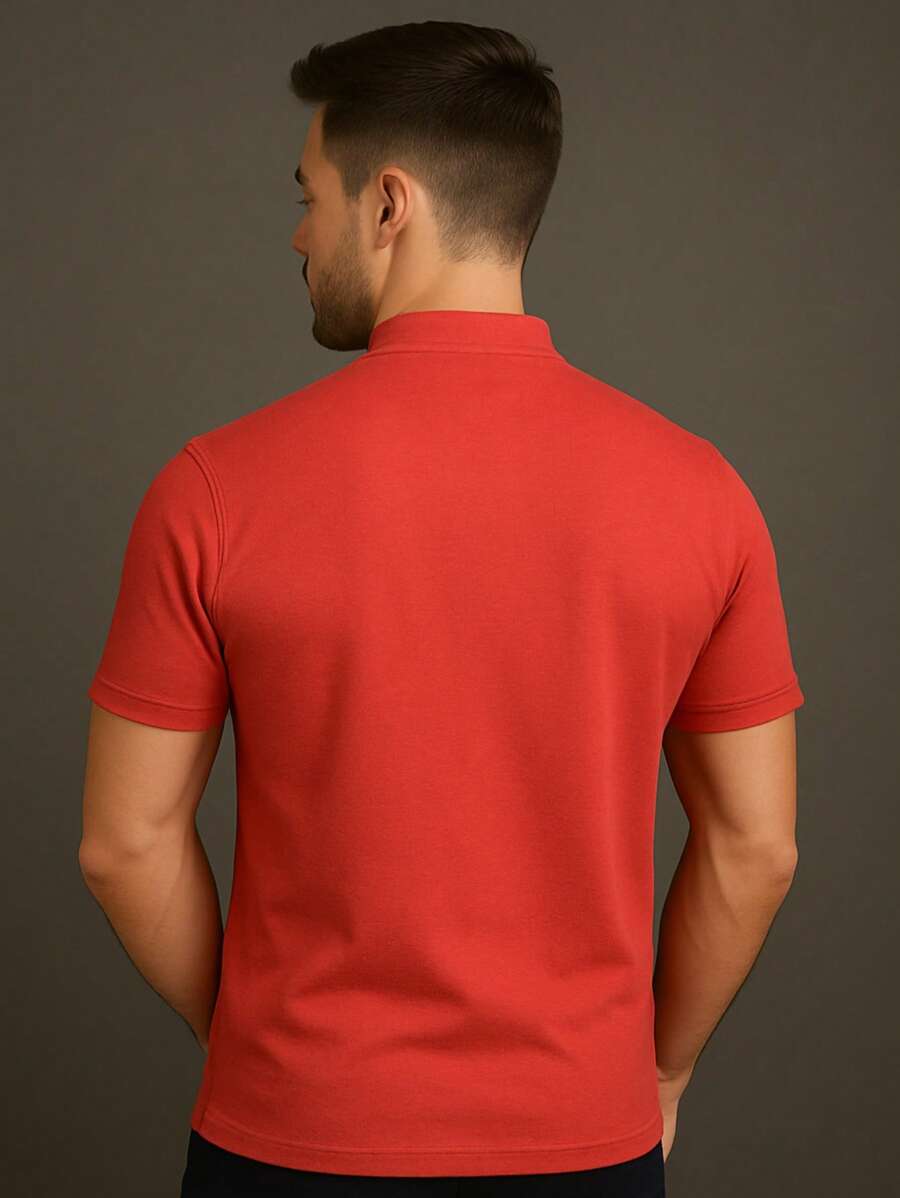 Camiseta Gola Padre Masculina Slim GrifeX™