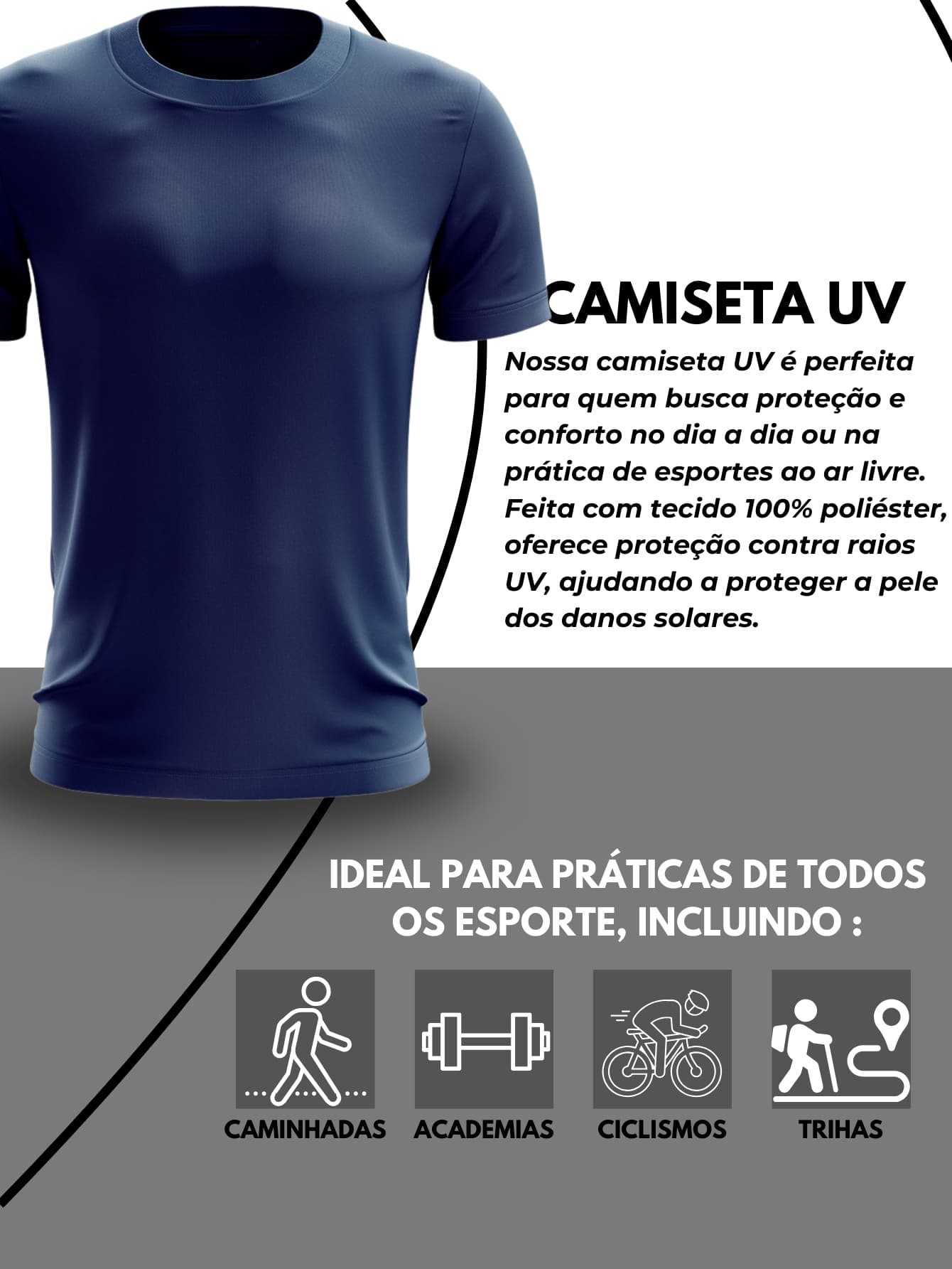 Kit 4 Camisetas Dry Fit Tech T-Shirt GrifeX™