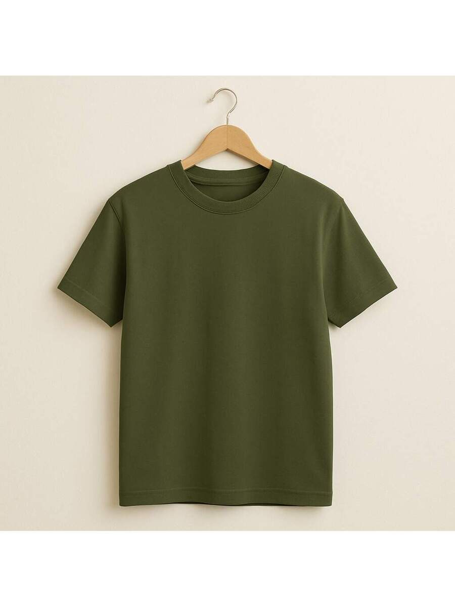 Kit 5 Camisetas Básica Lisa 100% Algodão GrifeX™