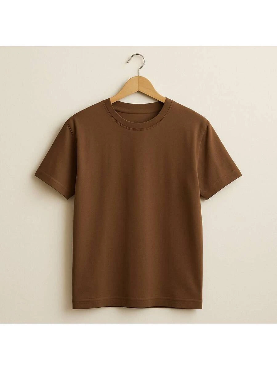 Kit 5 Camisetas Básica Lisa 100% Algodão GrifeX™
