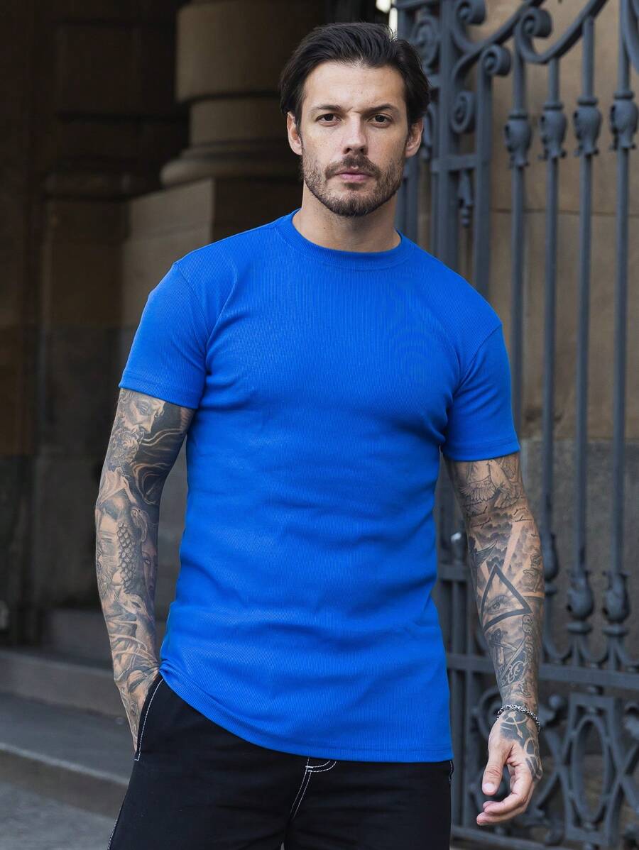 Camiseta Slim Lisa Básica GrifeX™