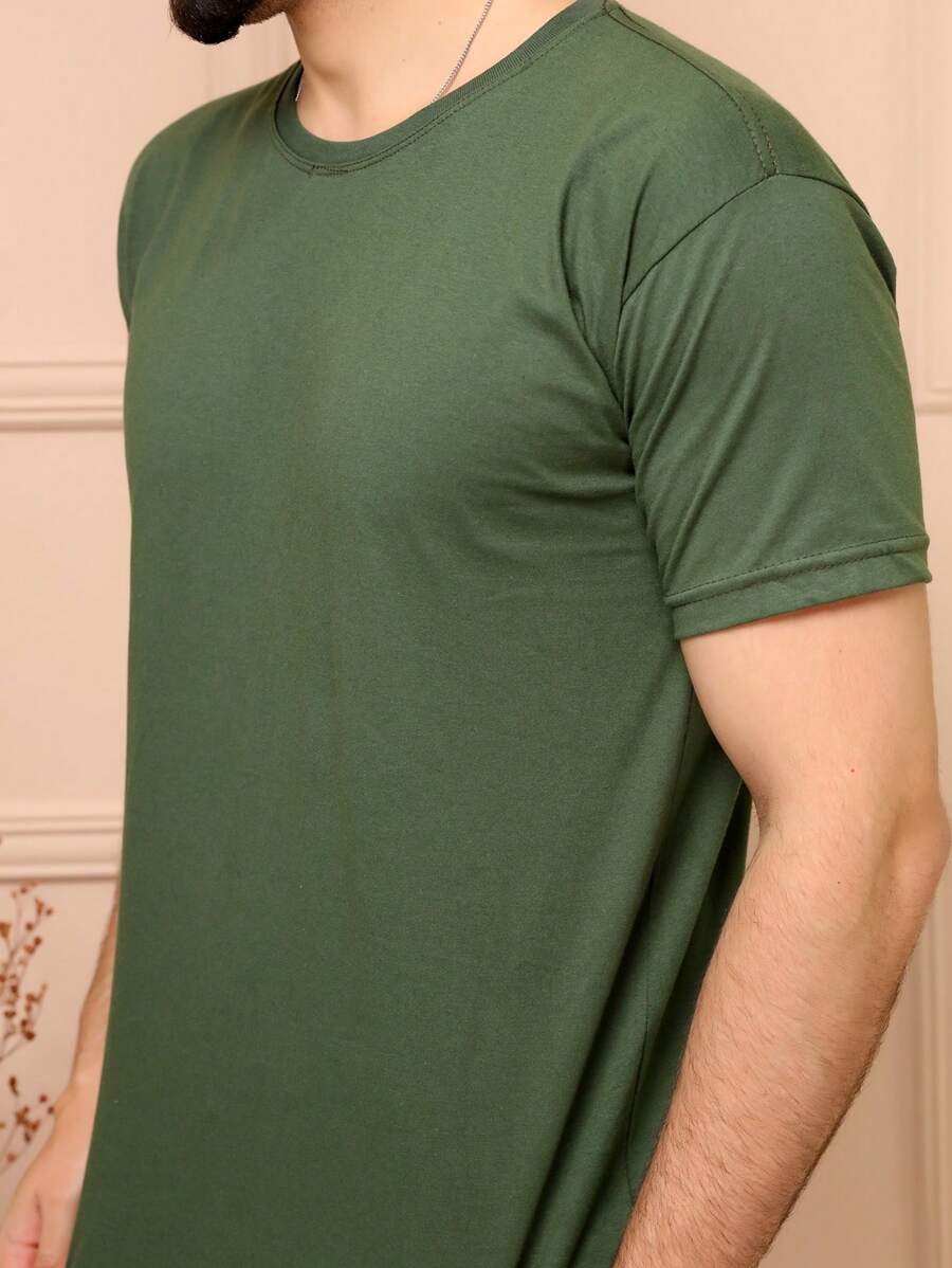 Camiseta Masculina 100% Algodão Básica GrifeX™