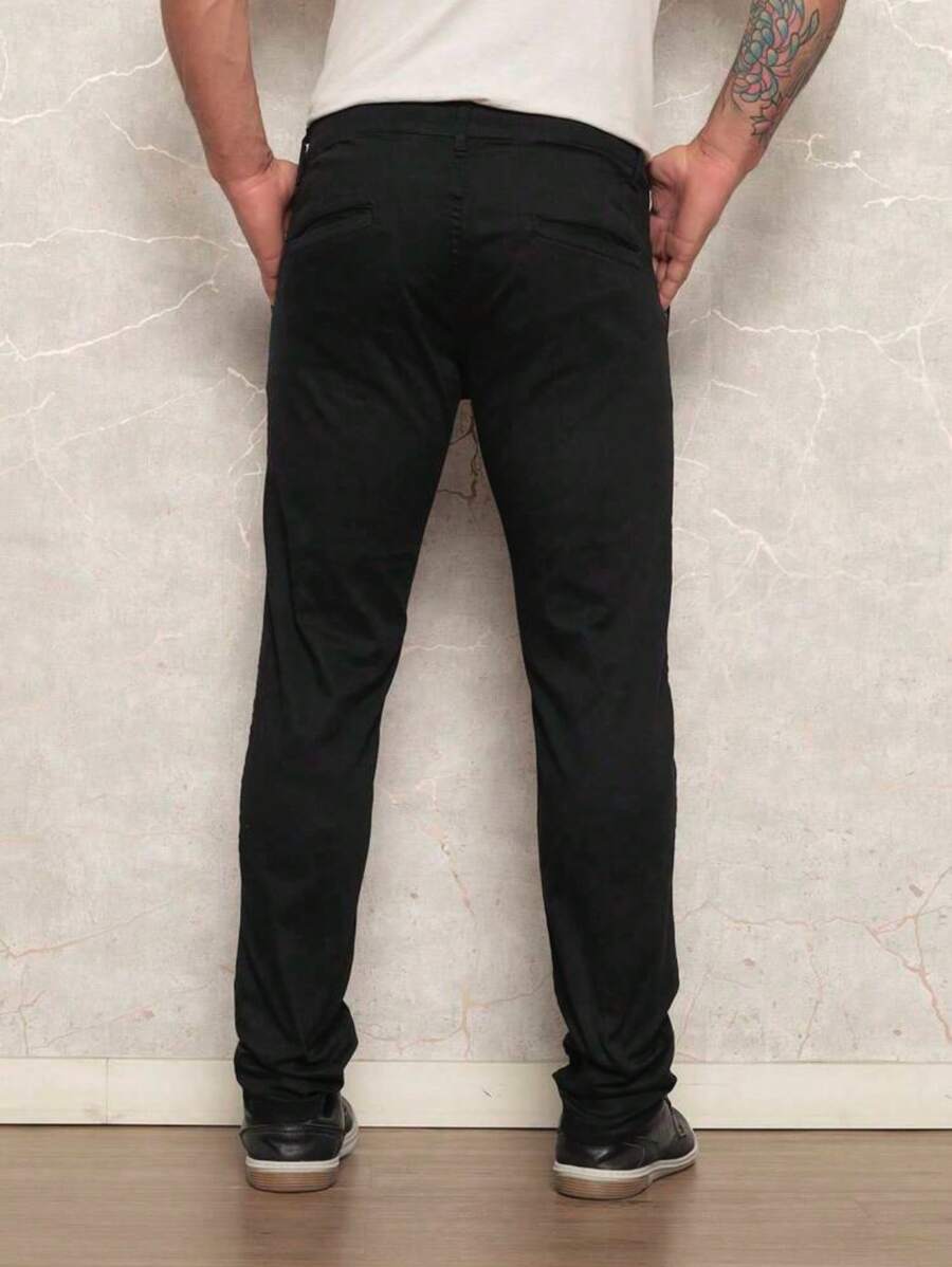 Calça Jeans Básica Masculina Elastano GrifeX™
