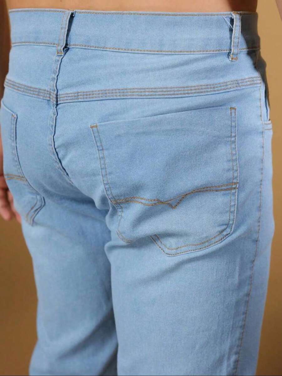 Calça Jeans Básica Masculina Elastano GrifeX™