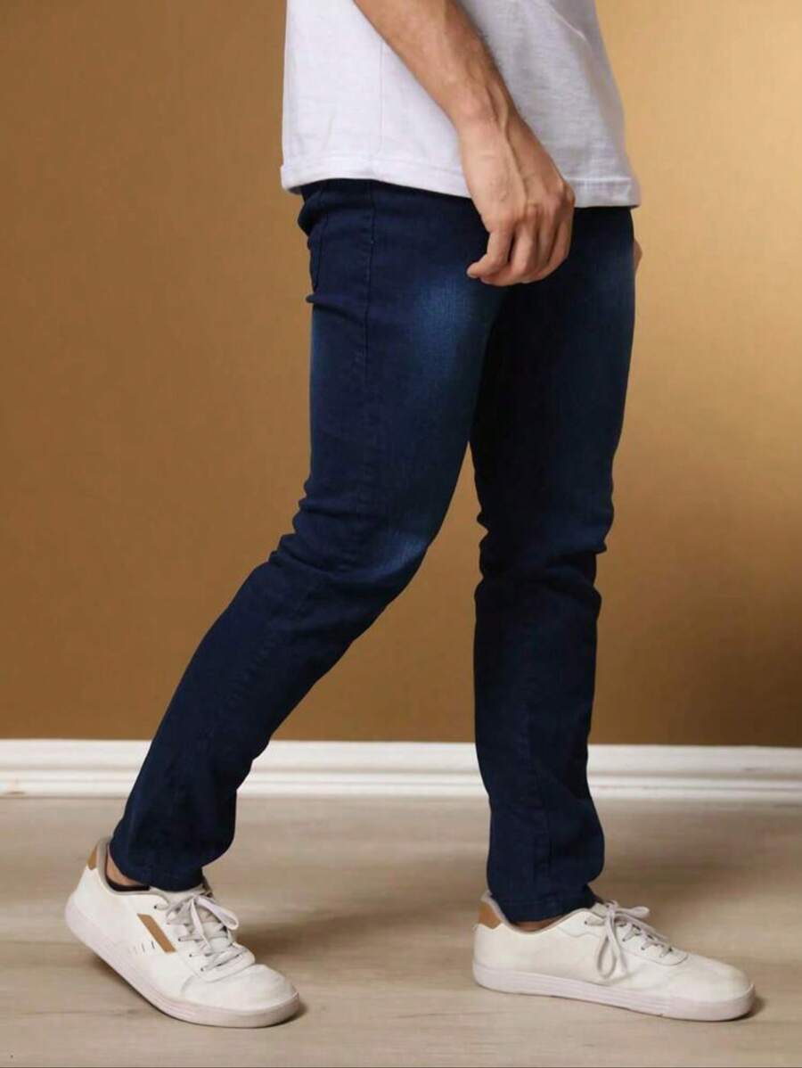 Calça Jeans Básica Masculina Elastano GrifeX™