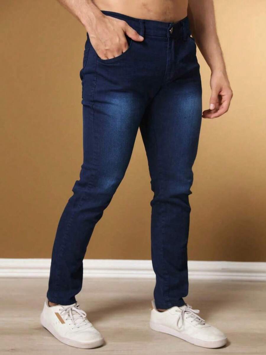 Calça Jeans Básica Masculina Elastano GrifeX™
