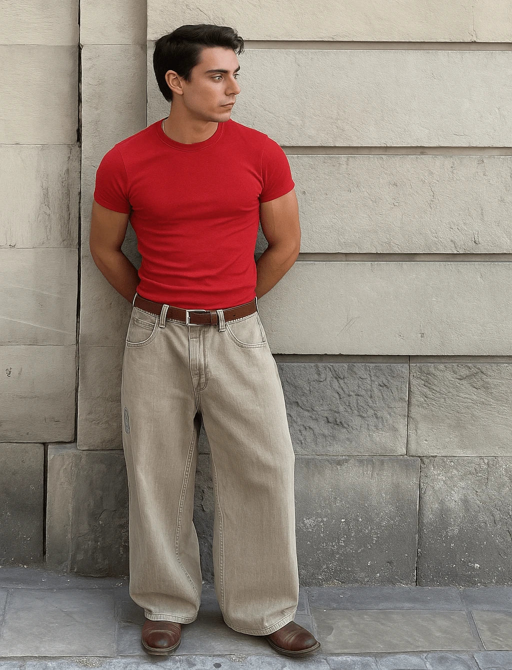 Camiseta Masculina Casual Slim Social GrifeX™