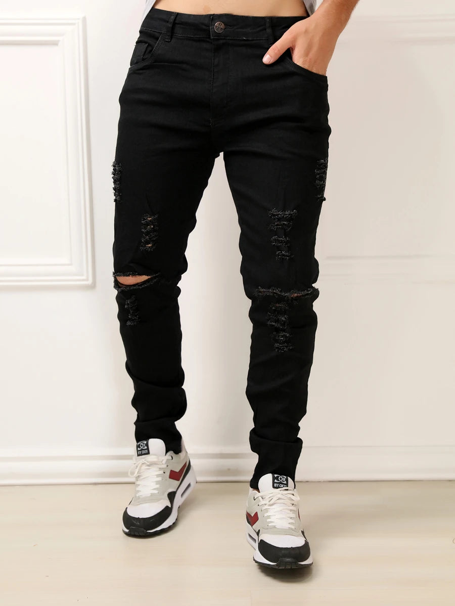 Calça Denim Skinny Elastano GrifeX™