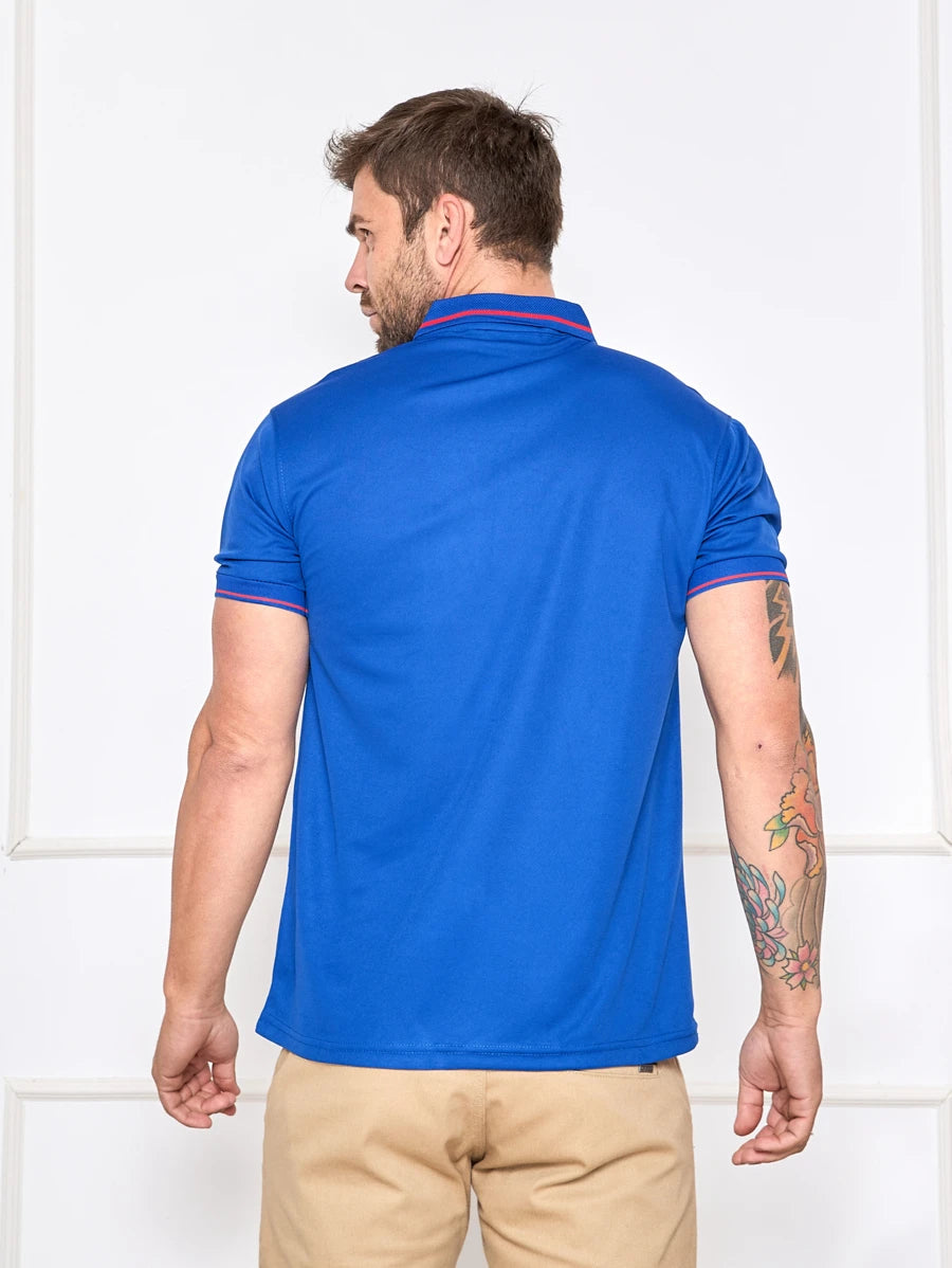 Camisa Polo Masculina Com Bolso GrifeX™
