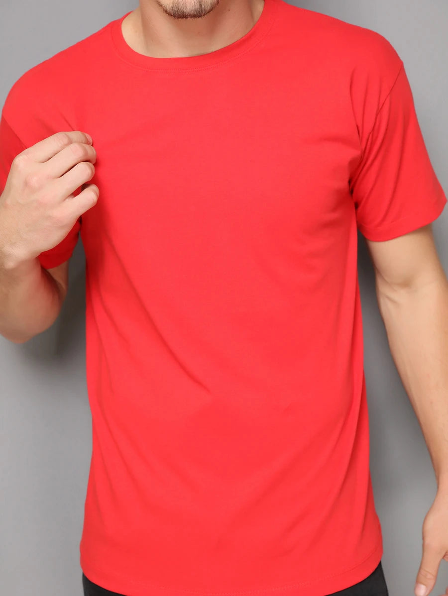 Camiseta Masculina 100% Algodão Básica GrifeX™