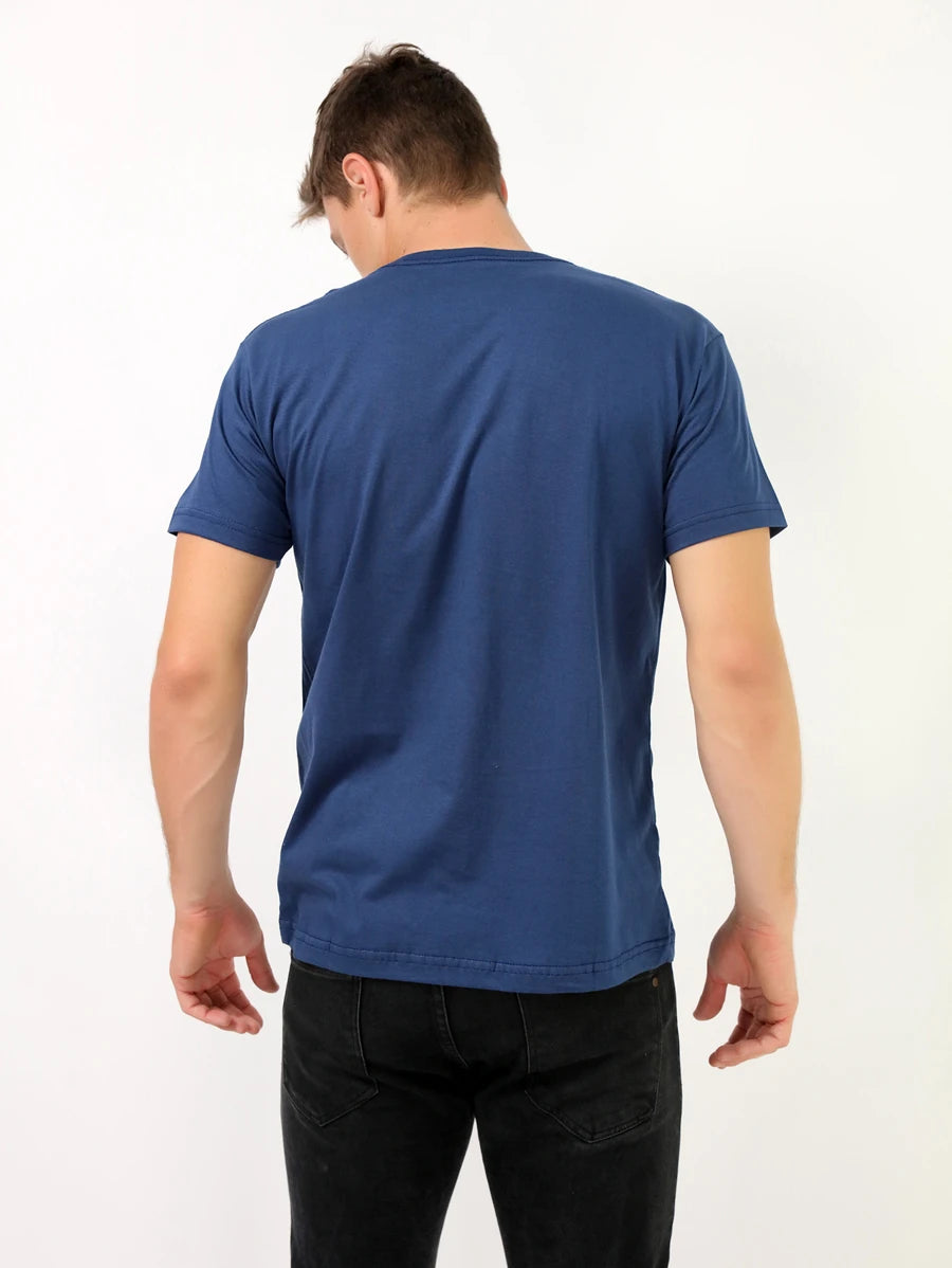 Camiseta Masculina 100% Algodão Básica GrifeX™
