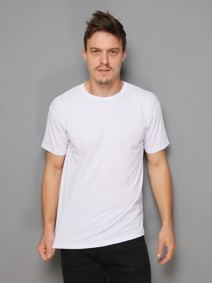 Camiseta Masculina 100% Algodão Básica GrifeX™
