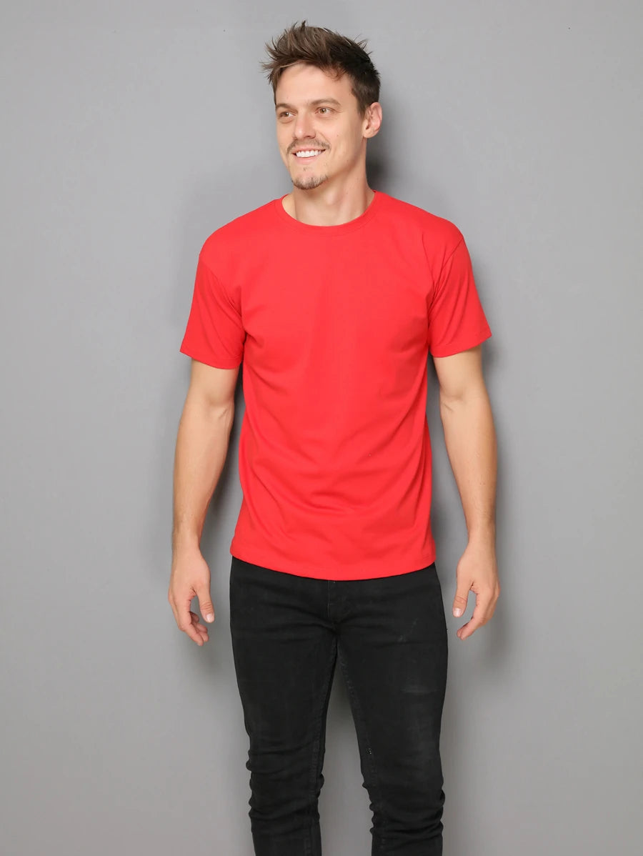 Camiseta Masculina 100% Algodão Básica GrifeX™