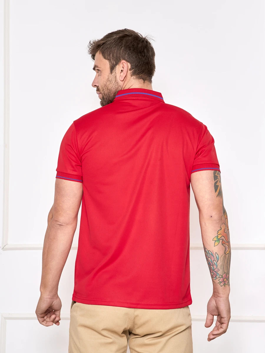 Camisa Polo Masculina Com Bolso GrifeX™