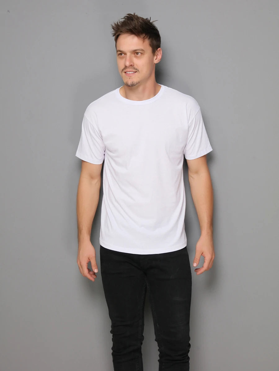 Camiseta Masculina 100% Algodão Básica GrifeX™