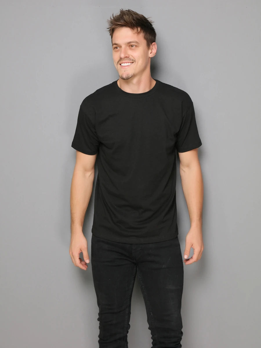 Camiseta Masculina 100% Algodão Básica GrifeX™