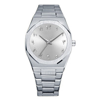 Pulseira Prata / Mostrador Branco