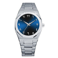 Pulseira Prata / Mostrador Azul