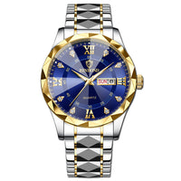 Pulseira Prateada - Fundo Azul Dourado II