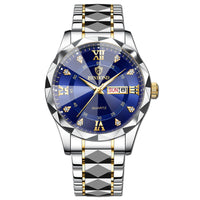 Pulseira Prateada - Fundo Azul Dourado