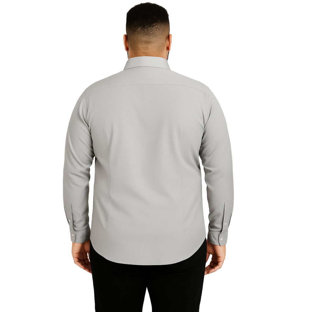 Camisa Minimal Plus Size Manga Longa GrifeX™
