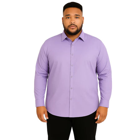 Camisa Minimal Plus Size Manga Longa GrifeX™