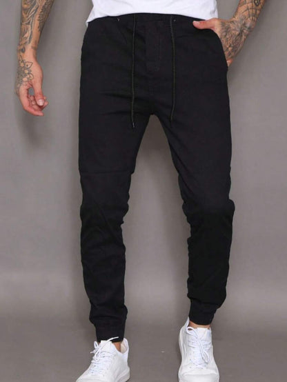 Calça Jogger Com Elástico E Punho GrifeX™