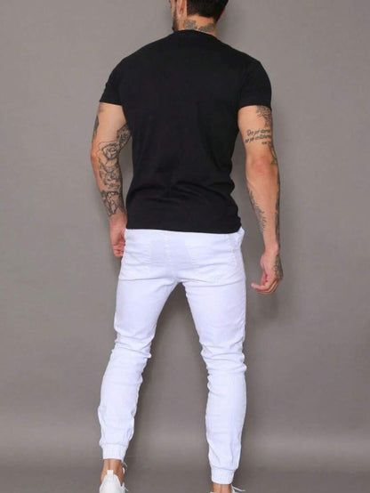 Calça Jogger Com Elástico E Punho GrifeX™