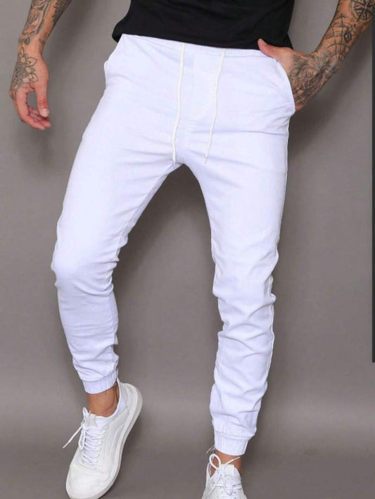 Calça Jogger Com Elástico E Punho GrifeX™