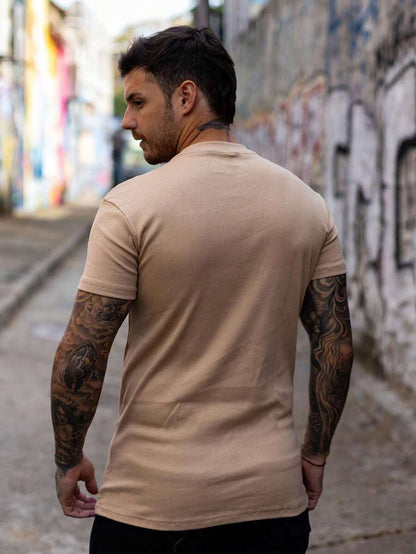 Camiseta Slim Lisa Básica GrifeX™