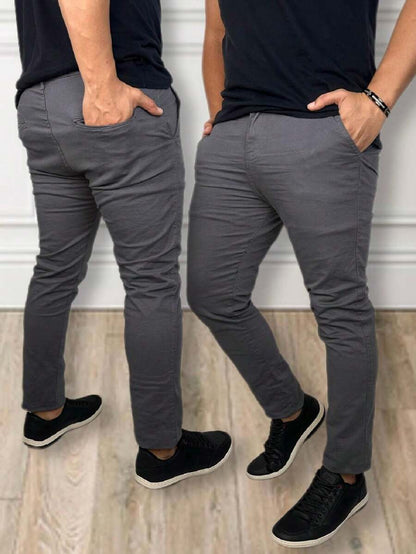 Kit 2 Calças Sarja Social Fit GrifeX™