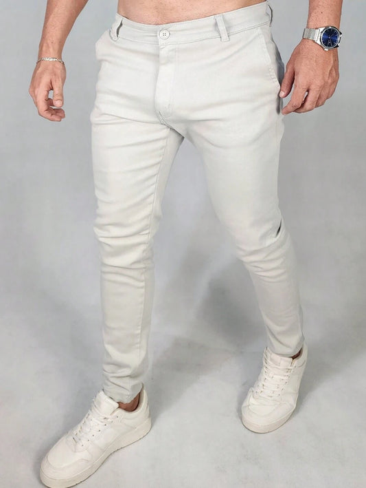 Calça Masculina Alfaiataria Social Sarja Skinny GrifeX™