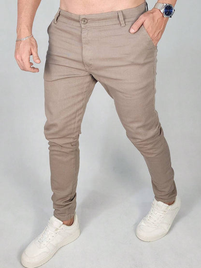 Calça Masculina Alfaiataria Social Sarja Skinny GrifeX™