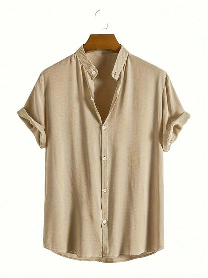 Camisa Manga Curta de Linho GrifeX™