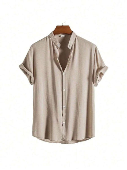 Camisa Manga Curta de Linho GrifeX™