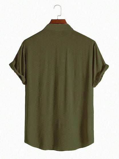 Camisa Manga Curta de Linho GrifeX™