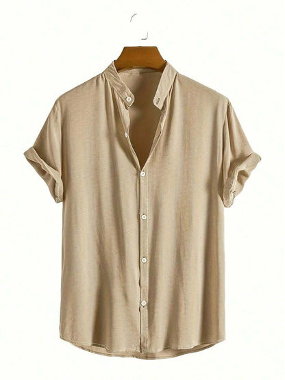 Camisa Manga Curta de Linho GrifeX™