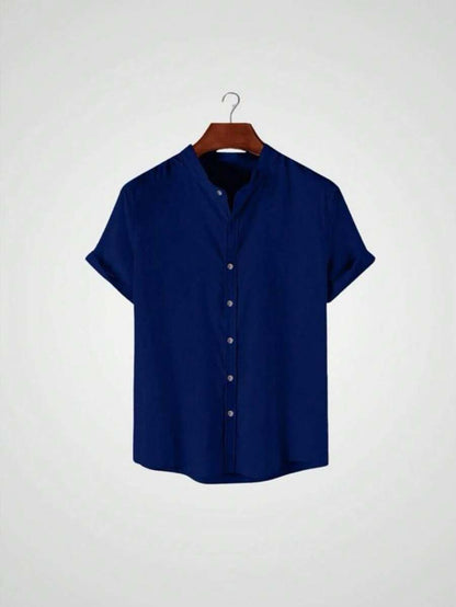 Kit 2 Camisas Gola Pastor De Linho GrifeX™