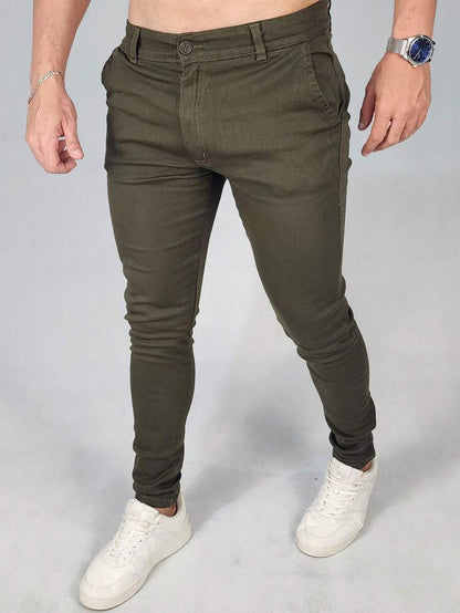 Calça Masculina Alfaiataria Social Sarja Skinny GrifeX™