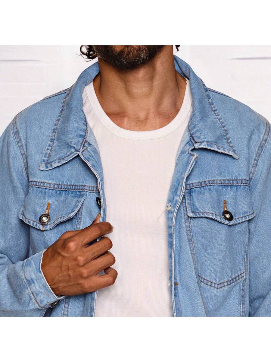 Jaqueta Jeans Masculina GrifeX™