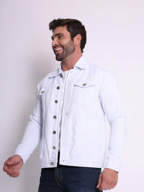 Jaqueta Masculina Denim Sarja Slim GrifeX™