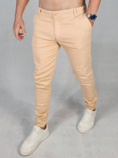Calça Masculina Alfaiataria Social Sarja Skinny GrifeX™