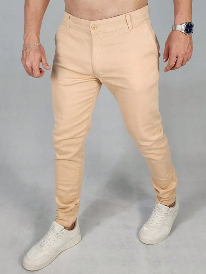 Calça Masculina Alfaiataria Social Sarja Skinny GrifeX™