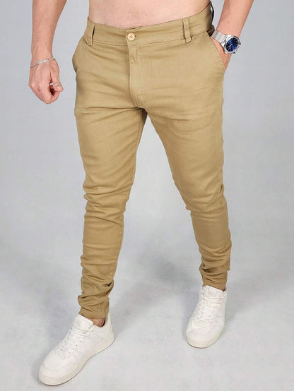 Calça Masculina Alfaiataria Social Sarja Skinny GrifeX™