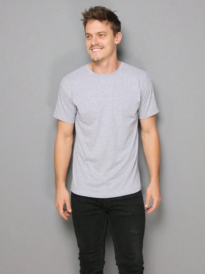 Camiseta Masculina 100% Algodão Básica GrifeX™