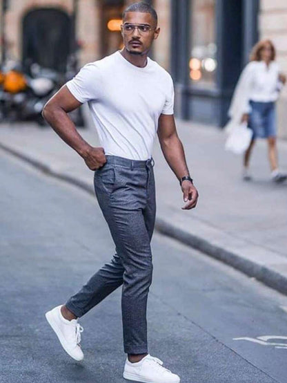 Camiseta Masculina Casual Slim Social GrifeX™