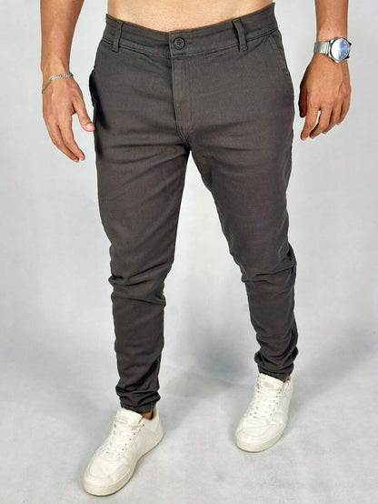 Calça Masculina Alfaiataria Social Sarja Skinny GrifeX™